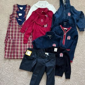 Stratford School Uniform Bundle. Dennis Uniform, girl’s size 5-6
